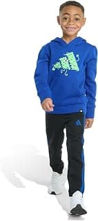 adidas Baby Boys' 2-piece Long Sleeve Graphic Fleece Pullover & Jogger Set chez Amazon US