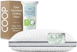 Coop Home Goods Eden Cool Adjustable Pillow Queen Size, Bed Pillow for Sleeping, Back, Stomach and Side Sleeper, Medium... chez Amazon Canada
