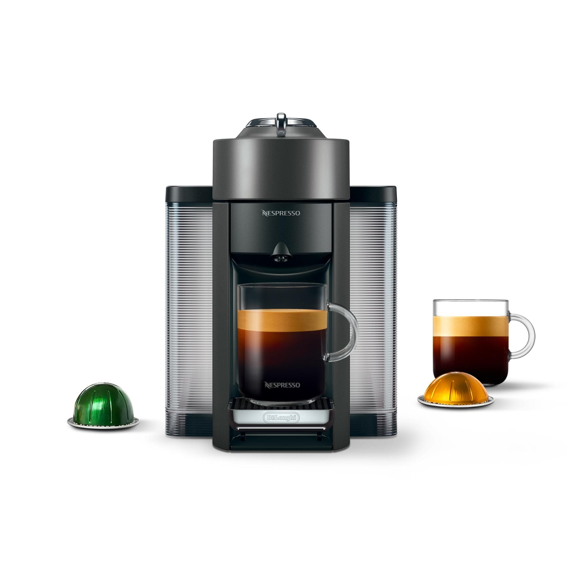 Nespresso Vertuo Coffee & Espresso Maker by De'Longhi | Graphite metal coffee machine. Brews 4 cup sizes with Centrifusion extraction... chez Amazon US