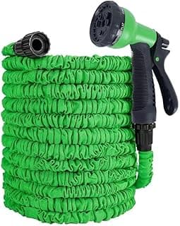 WESEN 25ft/50ft/100ft/125ft Expandable Tuyau d'arrosage extensible, 5m/10m Garden Water Hose Pipes, Hose with Nozzle... chez Amazon Canada
