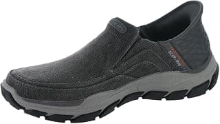 Skechers Men's Respected Holmgren Boot | Casual, Slip-ins, Relaxed Fit, Air-Cooled Memory Foam, Goga Mat Arch