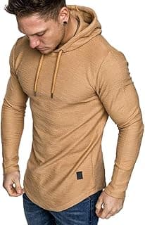 Nike Lexiart Mens Cotton Hoodies Pullover Sport Muscle Workout Shirts | Lightweight,Solid Color,Regular Fit,Curved... chez Amazon US