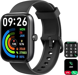 Smart Watch for Men Women with Bluetooth Call, Alexa Built-in, Heart Rate & Sleep Monitor, 1.83" DIY Dial Fitness Watch with 100+... chez Amazon Canada