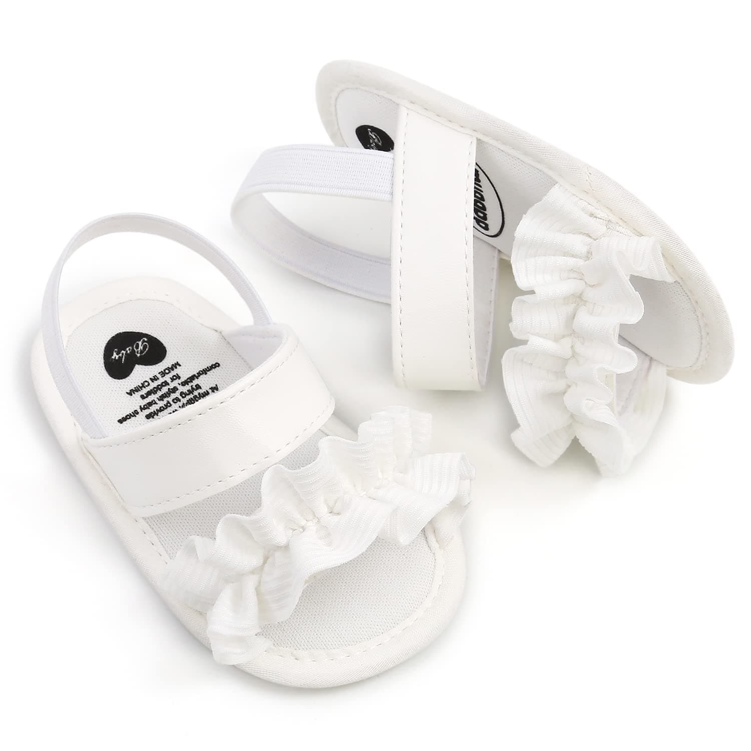 QWZban Infant Baby Boys Girls Summer Sandals Party Wedding Dress Flats Shoes Newborn Crib Shoes First Walkers Prewalkers 0-18 months chez Amazon US