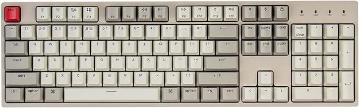 Keychron C2 Clavier mécanique filaire de taille complète compatible avec Mac, interrupteur Keychron marron, 104 touches en ABS,... chez Amazon Canada
