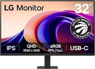 LG 32U631A Écran QHD 31,5 pouces, affichage IPS, 100Hz, sRGB 99% (typ.), USB-C, mode lecteur, protection anti-scintille,... chez Amazon Canada