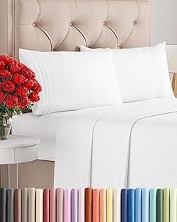 Bedsure Parure de draps 4 pièces Queen hypoallergénique et douce chez Amazon Canada