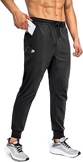 Adidas Mens Joggers with Zipper Pockets Lightweight Sweatpants for Men Pants Athletic Workout Running Track Gym