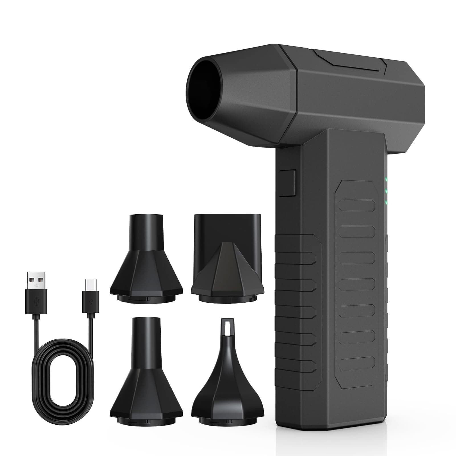 Compressed air Duster,3 Gear Adjustable 100000RPM Electric air Duster, Cordless air Blower for Laptop, Keyboard, Electronics, Replaces chez Amazon UK