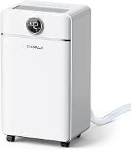 CHIVALZ Dehumidifiers for Basements, 25 Pints Coverage 1500 Sq.Ft with Hose | Quiet Dehumidifiers for Home, 3 Smart Humidity Control... chez Amazon Canada