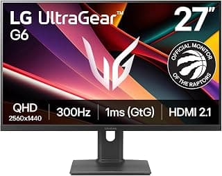 LG Moniteur de jeu 27G64NA-B Ultragear G6-27"/QHD / 300Hz / IPS / 1ms GtG/NVIDIA G-SYNC, FreeSync Premium/DCI-P3 95% / VESA DisplayHDR... chez Amazon Canada
