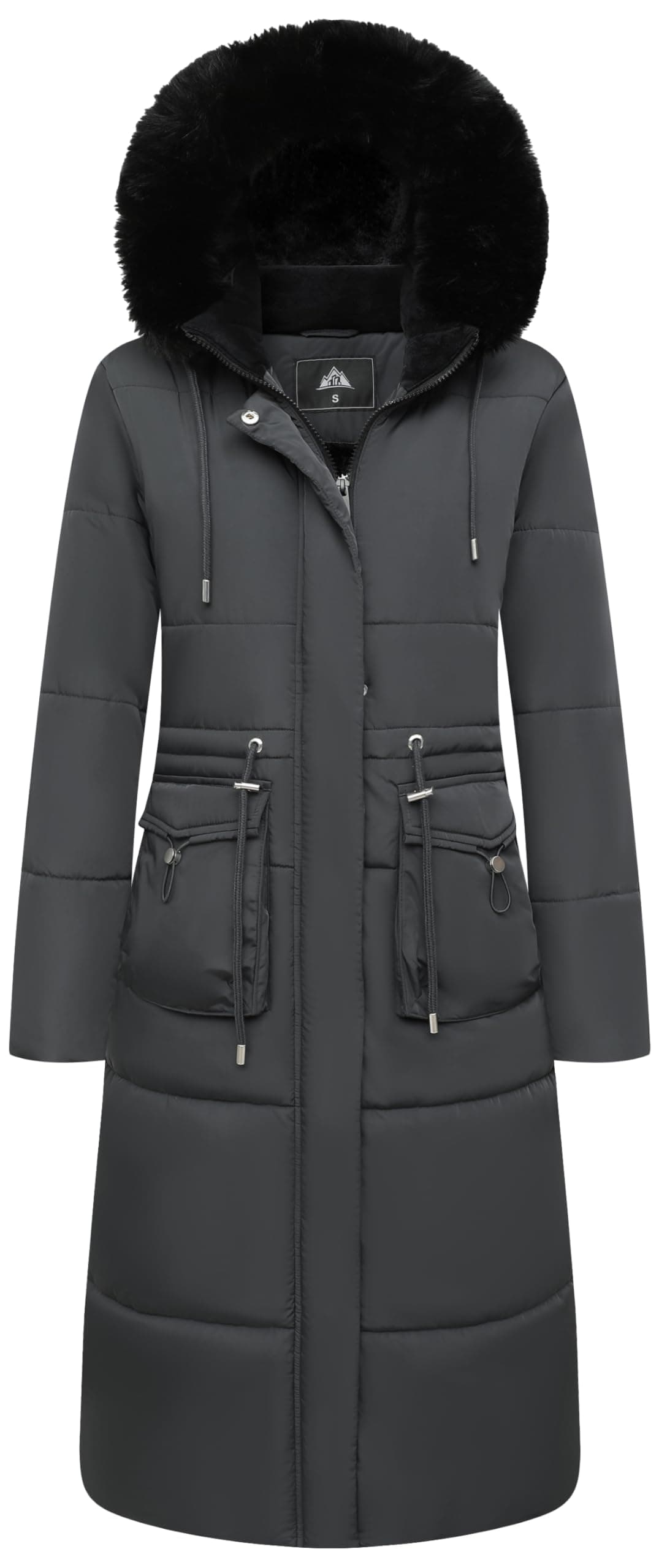 MOERDENG Women's Long Winter Puffer Coat Waterproof Warm Maxi Down Jacket | Faux Fur Removable Hood Parka Thick,Warm and Windproof Overcoat chez Amazon US