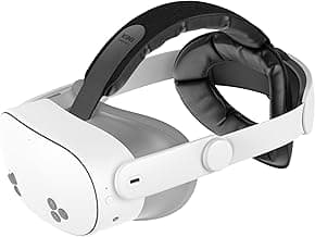 KIWI design K4 Head Strap for Quest 3/3S, Adjustable & Comfort & No Battery | Upgraded Dial for Snug Fit, Weight-Balanced Design for... chez Amazon Canada