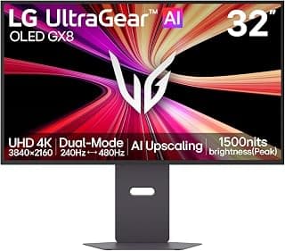32-inch Ultragear™ GX8, World’s First AI Upscaling 32” 4K 4th Gen Tandem OLED, 1500nits, VESA DisplayHDR™, Dual-Mode(4K 240Hz FHD... chez Amazon Canada