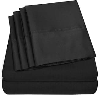 Sweet Home Collection 6-Piece 1500 Thread Count Egyptian Quality Deep Pocket Parure de draps de lit-2 Extra Pillow... chez Amazon Canada