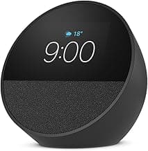 Amazon Echo Spot (nouveau modèle) : parfait pour les tables de nuit, bureaux et cuisines; petit réveil avec Alexa, Conçu pour Alexa+... chez Amazon Canada