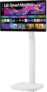 LG Swing 31,5" 32U889SA Moniteur Smart 4K UHD IPS Eyecare avec Écran Tactile, Pied Roulant, webOS, AirPlay 2 + Partage d'écran,... chez Amazon Canada