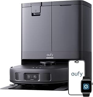 eufy X10 Pro Omni Robot Vacuum and Mop with 8,000 Pa Suction, Dual Mops with 12 mm Auto-Lift and Carpet Detection, AI... chez Amazon Canada