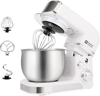 Kitchen in the box Robot pâtissier sur socle,3.2Qt Mini Electric Food Mixer,6 Speeds Portable Lightweight Kitchen Mixer... chez Amazon Canada
