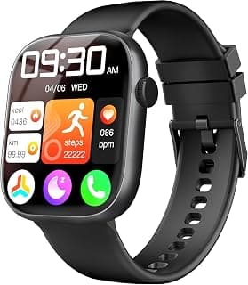 Smart Watch for Women Men, Fitness and Sleep Trackers with 1.83" HD Touchscreen, Bluetooth Calling Smartwatch IP67 Waterproof... chez Amazon Canada