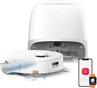 roborock Qrevo Curv 2 Flow SpiraFlow Robot aspirateur intelligents and Mop 20,000Pa Suction | Real-Time Cleaning Roller... chez Amazon Canada
