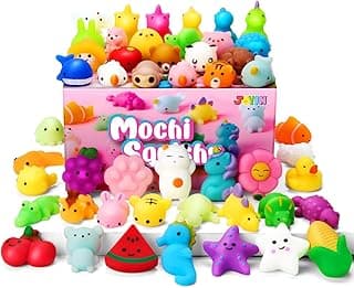 JOYIN Mochi Squishy Toy Toys Set, Random 25 Pack Mini Mochi Party Favors for Kids, Easter Gifts for Kids Kawaii Squishy Toy Stress... chez Amazon Canada