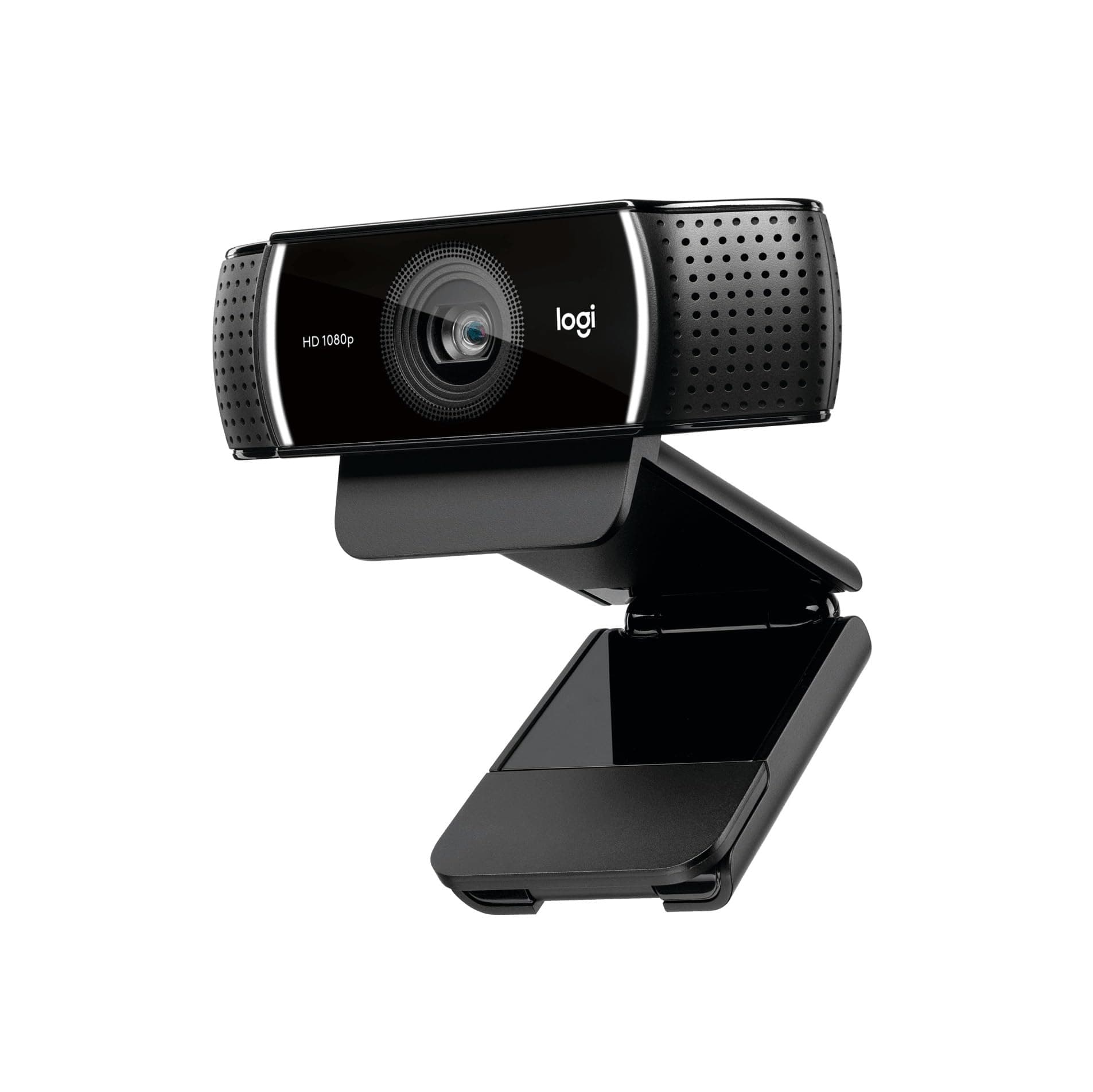 Logitech C922 Pro Stream Webcam, Hyperfast Streaming Web camera - Black | HD 1080p/30fps, Stereo Audio, HD Light Correction,...