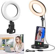 Ring Light with Stand, Desk chez Amazon US