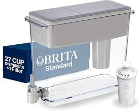 Brita 27 Cup Filter Dispenser, Reduces Chlorine taste and odour from Tap Water, Filters 151 Litres, UltraMax, Grey chez Amazon Canada