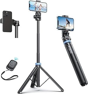 Kaiess 62" Phone Tripod, Selfie Stick Tripod & Phone Tripod Stand with Remote, Cell Phone Tripod for iPhone, Extendable Travel Tripod... chez Amazon Canada