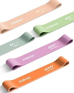 Bandes de résistance pour l'entraînement - 5 niveaux avec bandes d'exercice, bandes élastiques multicolores pour femmes, hommes,... chez Amazon Canada