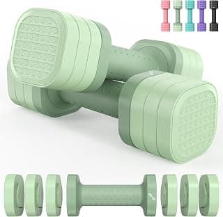 Sportneer Smooth-Twist Adjustable Haltères de musculation, Set of 2, 2-5 lb Each | Smooth Weight Changes, No-Roll... chez Amazon Canada