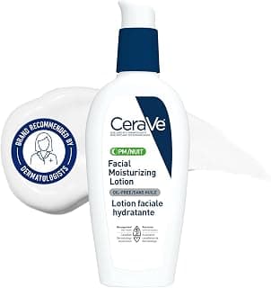 CeraVe Lotion hydratante pour le visage Pm | Ultra légère, hydratante de nuit pour le visage avec acide hyaluronique | Sans parfum, 89... chez Amazon Canada