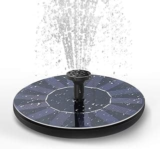 Solar Fountain Water Pump for Bird Bath, New Upgraded Mini Solar Powered Fountain Pump 1.5W Free Standing Solar Panel Kit Water... chez Amazon Canada