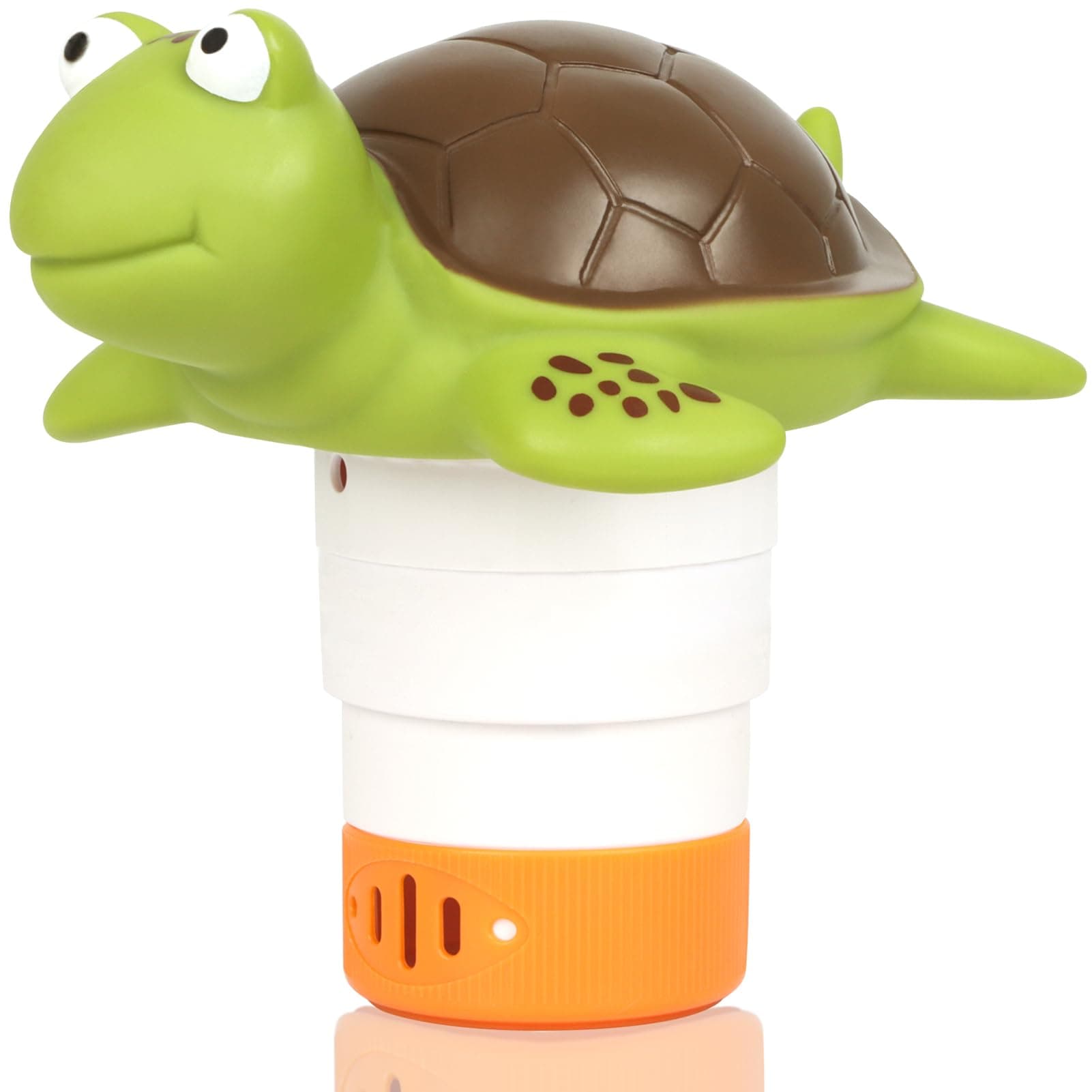 Mini Floating Chlorine Dispenser Holder Fits 1 Inch Chemical Tablets ONLY,Pool Chlorine Floater for Spa, Hot Tub and Small Pools (Turtle) chez Amazon US