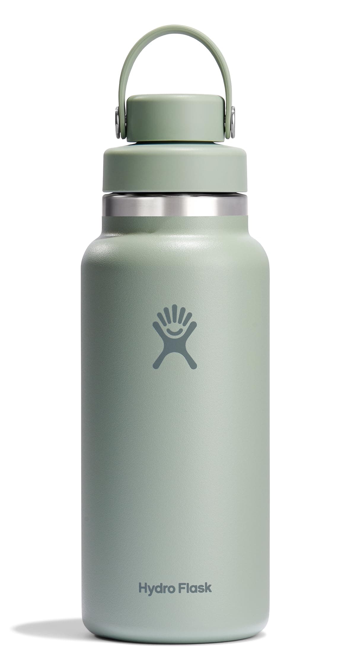 Hydro Flask Water Bottle - Insulated Stainless Steel - Wide Mouth Chug Lid, Non Spill, Leakproof in 32 Oz Tonal Agave Green chez Amazon US