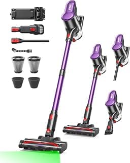Cordless Vacuum Cleaner, 500W 45KPA 50Mins Stick Vacuum Cleaners for Home | Self-Standing, Anti-Tangle Brush, 1.6L Dust... chez Amazon Canada