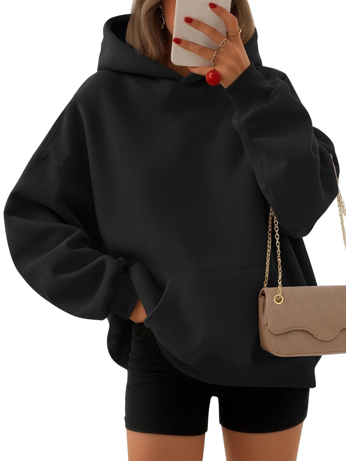 EFAN Women's Hoodies Oversized Sweatshirt Comfort Fleece Sweaters | Cozy Trendy Pullover Hoodies, Sweatshirts with Pockets For Fall & Winter chez Amazon US