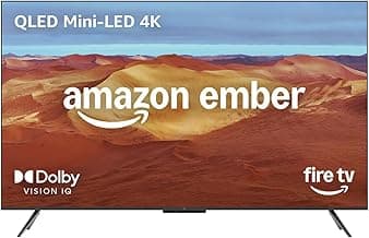 Télévision intelligente Amazon Ember Série mini-DEL de 65 po, QDEL 4K UHD, Dolby Vision IQ, mode jeu de 144 Hz, expérience ambiante,... chez Amazon Canada