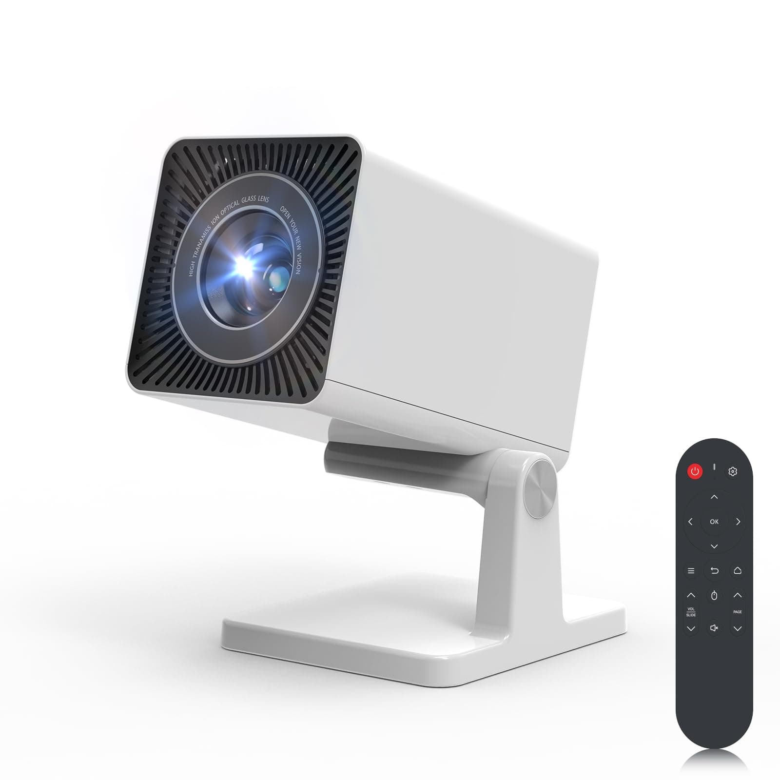 Mini Projector for Bedroom Ceiling, 4K Supported Smart Projector with Android 11.0, 15000 Lumens, WiFi & Bluetooth 5.4, Portable Home... chez Amazon UK