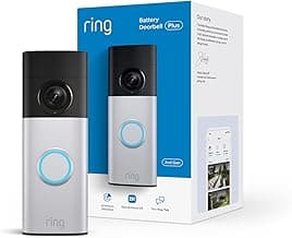 Sonnette à batterie Ring 2K Plus (nouveau modèle) : vision rétinienne 2K grand angle, zoom amélioré 6x, vision nocturne et batterie... chez Amazon Canada
