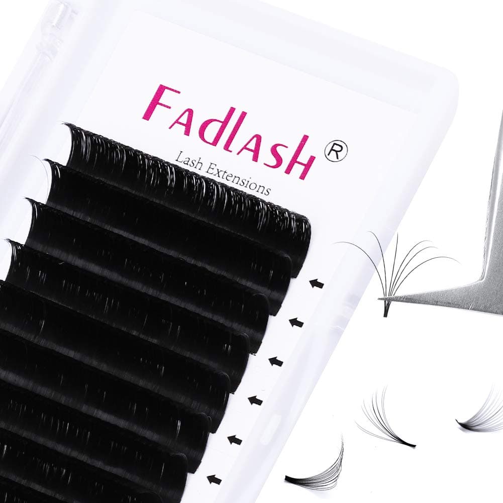 FADLASH Easy Fan Lashes 0.05 D Curl 13mm Russian Self Fanning Auto Blooming