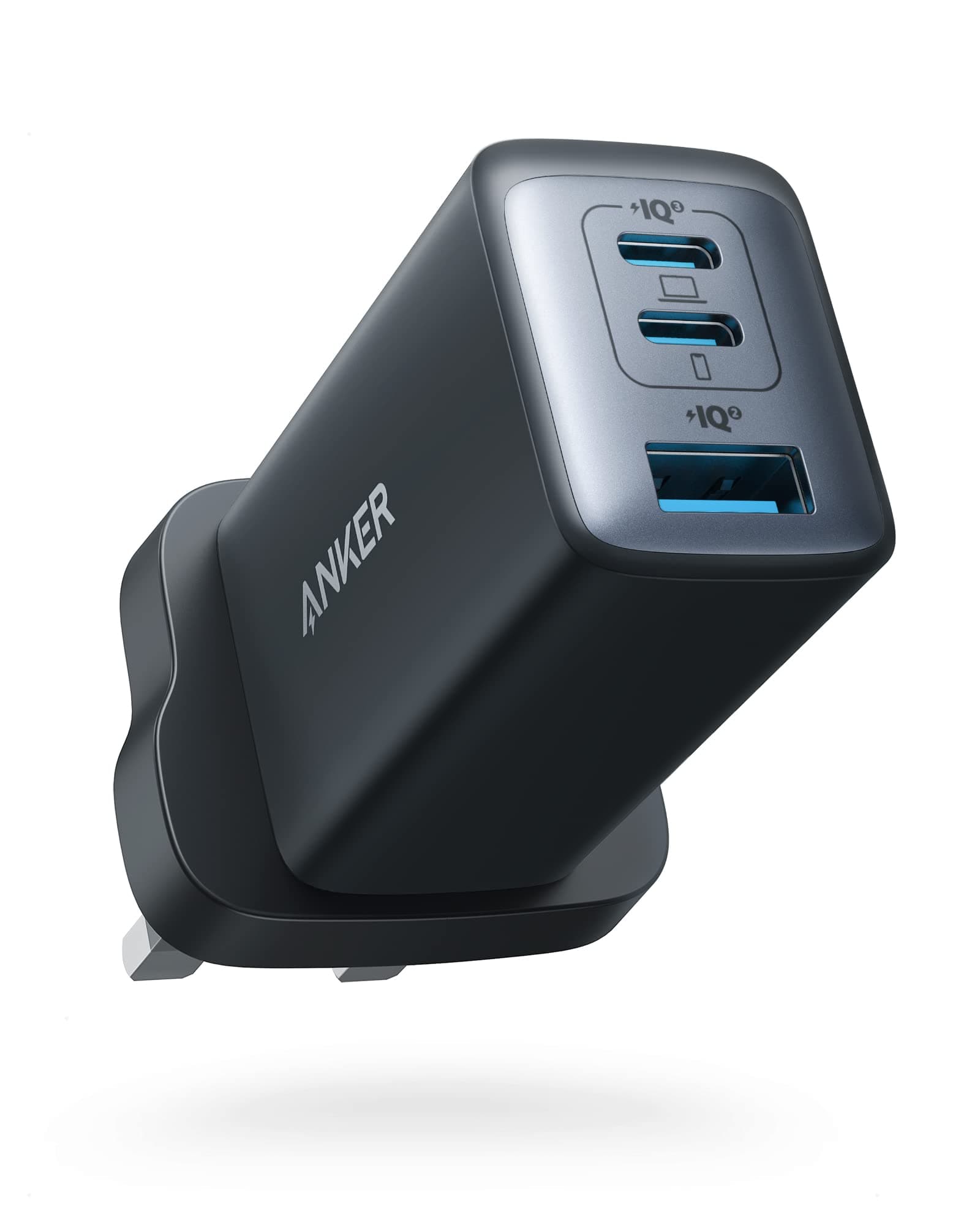 Anker 735 Charger (Nano II 65W), PPS 3-Port Fast Compact USB C Charger | for iPhone Duo/18 Pro Max/17/16/15, MacBook Pro/Air, iPad,... chez Amazon UK