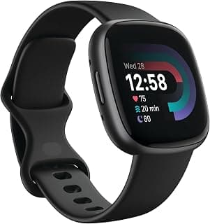 Google Fitbit Versa 4 Montre intelligente de fitness pour homme et femme avec préparation quotidienne, GPS, fréquence cardiaque... chez Amazon Canada