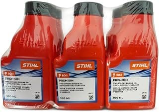 Stihl Huile Premium 2 temps 100 mL 50:1 Bouteille de mélange - Pack de 6 chez Amazon Canada