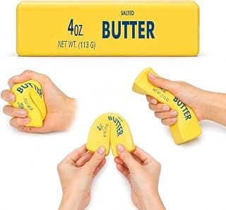 Butter Squishy Stress Relief Toy, 5.2 Inch Soft Slow Rising Butter Stick Squeeze Toy, Cute Food Fidget Desk Toy, Novelty Gag Gift,... chez Amazon Canada