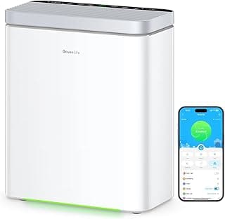 GoveeLife Smart Purificateur d'air HEPA for Home Large Room, Covers up to 1046 ft² | PM2.5 Monitor, HEPA Sleep Mode,... chez Amazon Canada