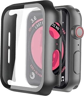 Langboom Screen Protector Case for Apple Watch SE3/SE2/SE/Series 6/5/4 44mm chez Amazon Canada