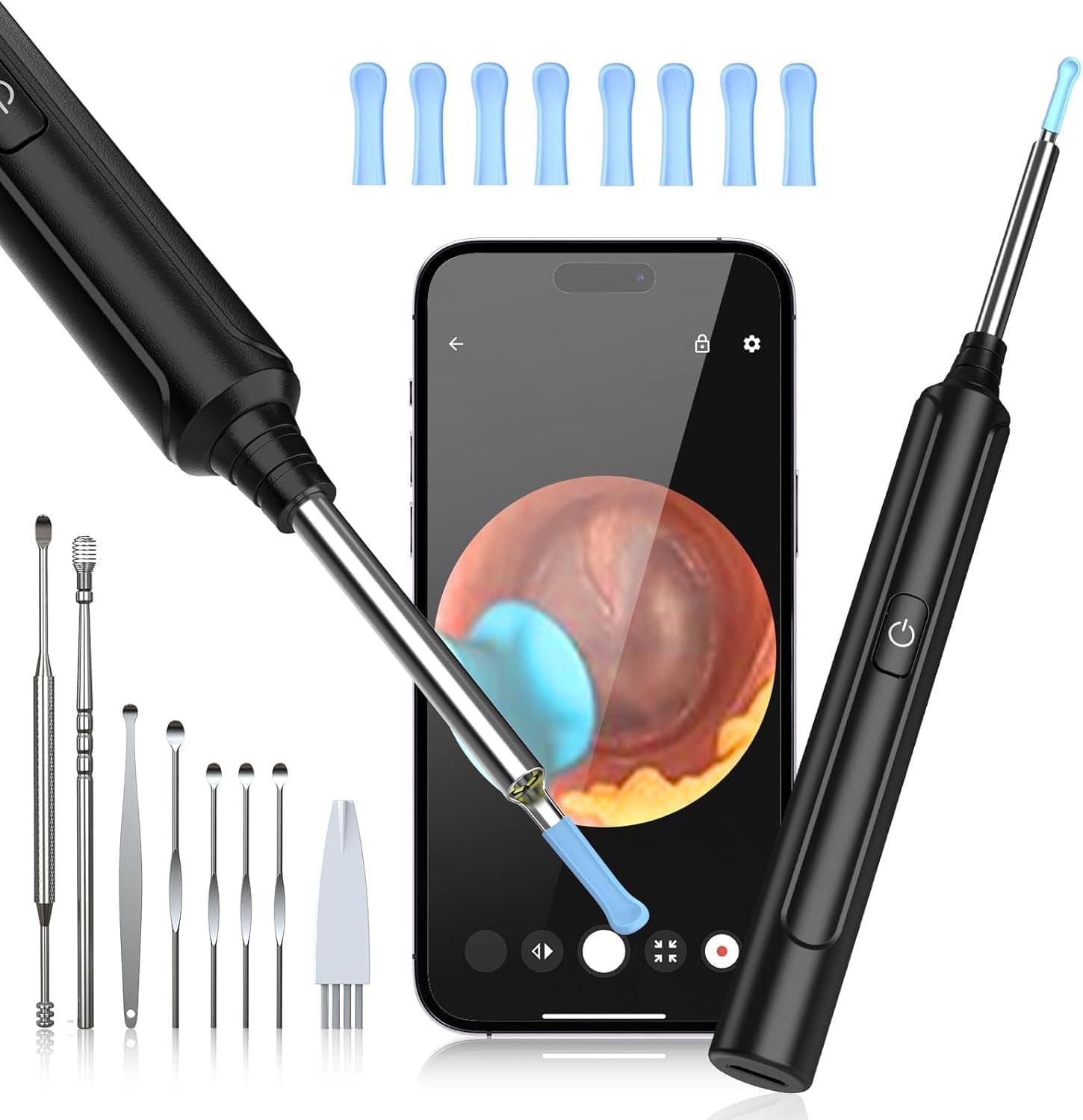Ear Wax Removal Otoscope, WiFi 1920P