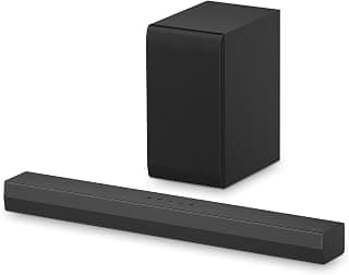 LG S40T 2.1 ch.Soundbar with Wireless Subwoofer, TV Synergy, Wow Interface, AI Sound Pro - Black chez Amazon US